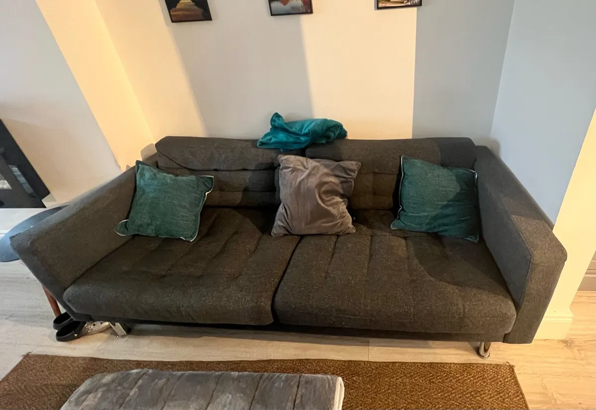 IKEA 3 seater sofa plus armchair - Image 1