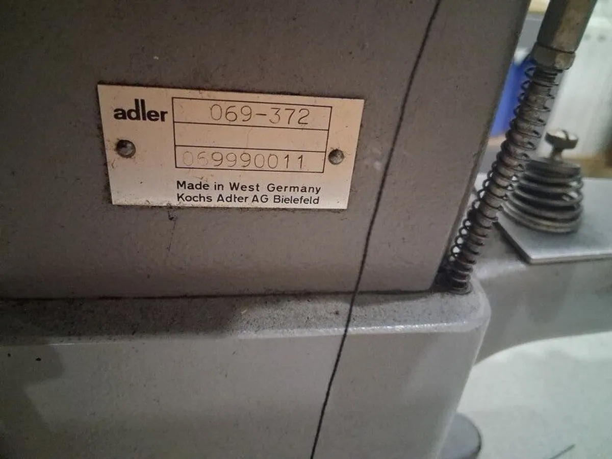 Adler 069-372 Cylinder Arm Walking Foot Industrial Sewing Machine (3-Phase) - Image 3