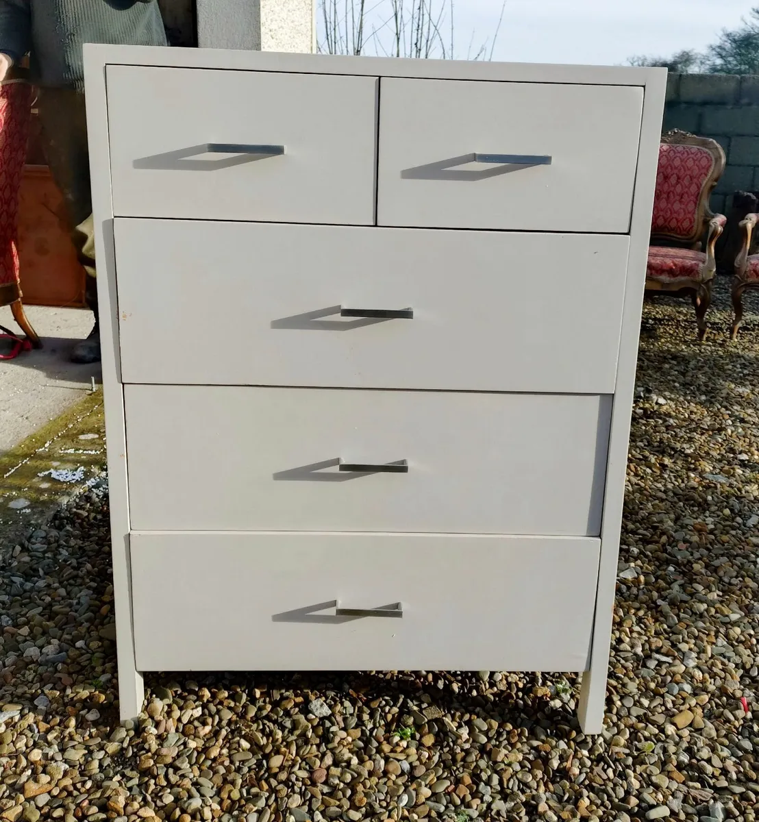 PAINTED SET OF FURNITURE (USED). - Image 1