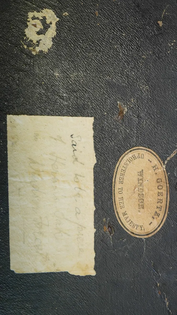 Victorian Antique Oak Sewing Notions / Needle & Pi - Image 4