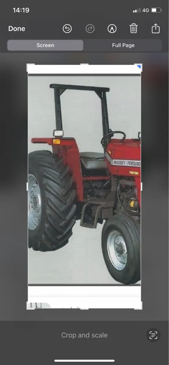 Wanted cabless tractor with hydrostatic steering