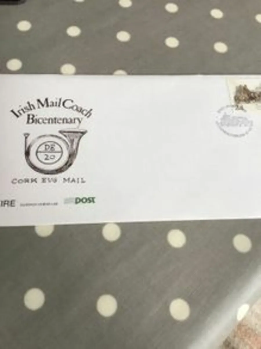 First Day Cover - Irish Mail Coach Bicentenary