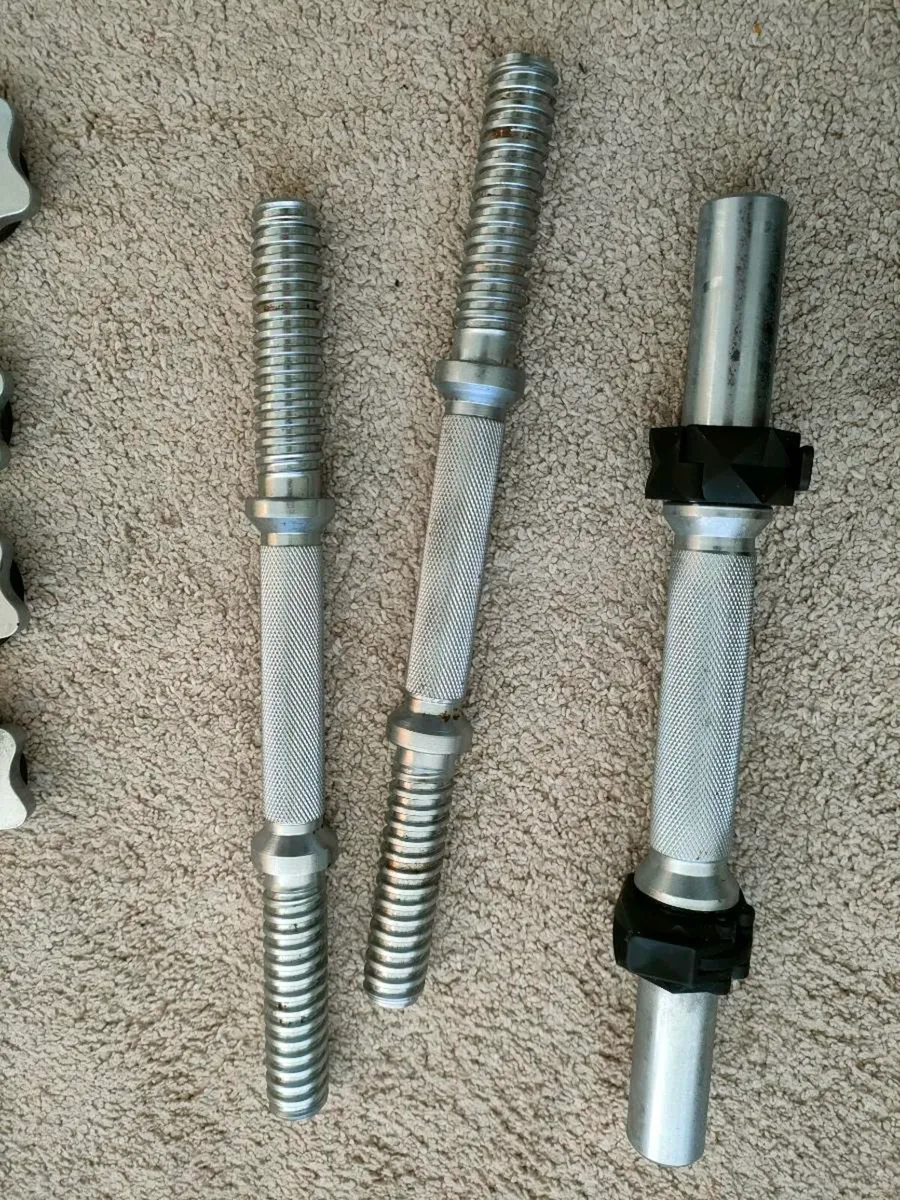 Curl Bar and Dumbbell Set - Image 2