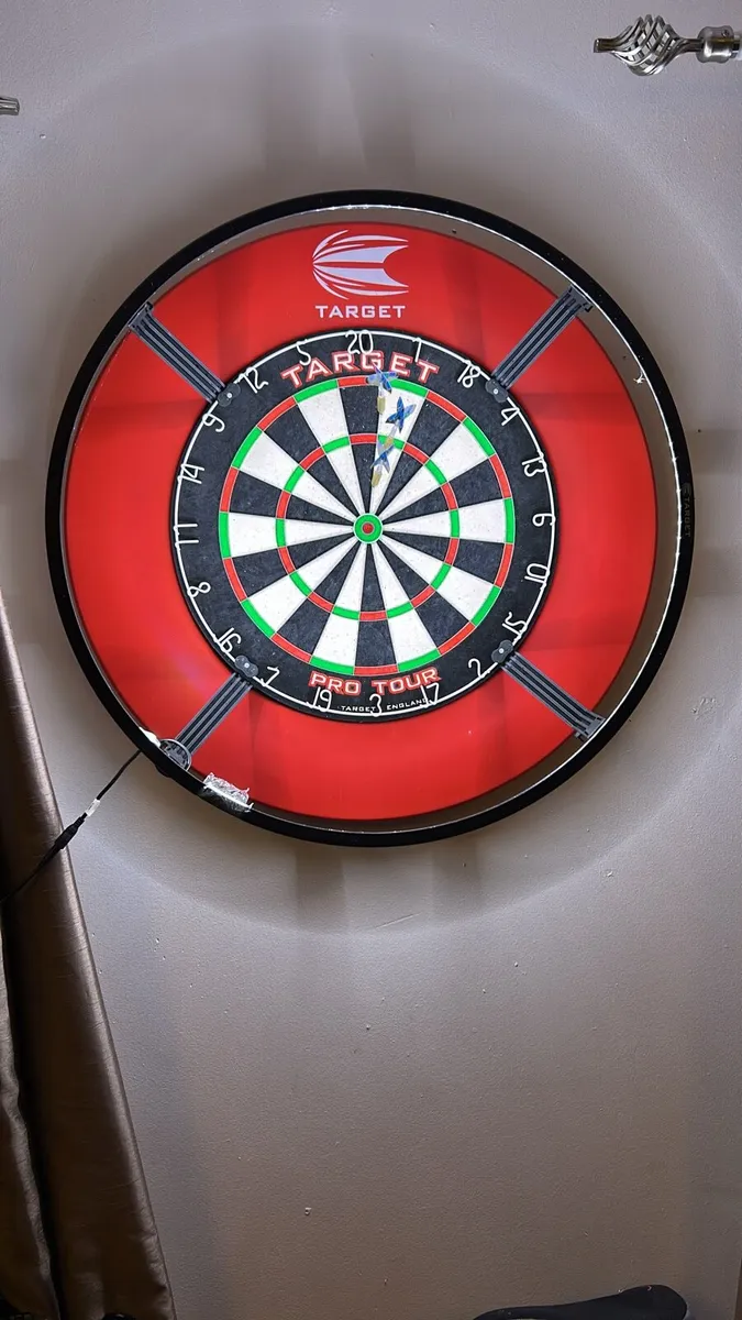 Dart board + Surround + Corona Vision light