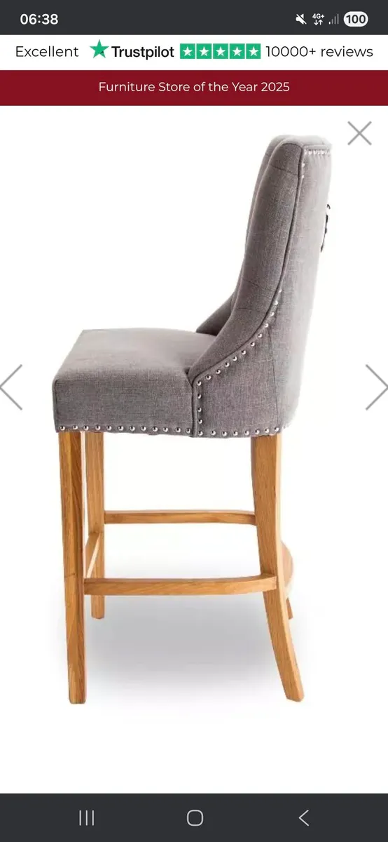 Bar stools Oak Grey - Image 3