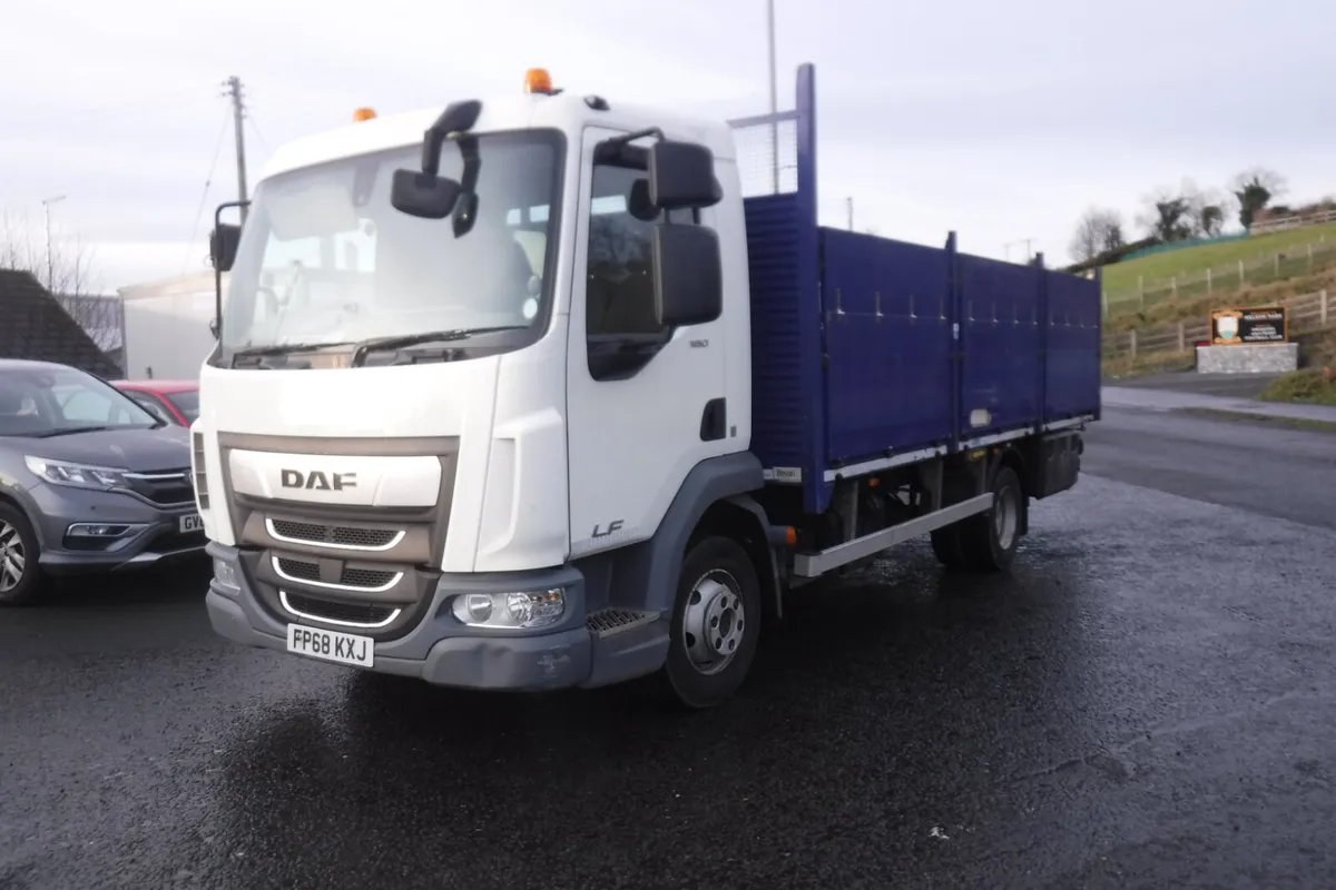 Dec 2018 Daf LF 180 18ft aluminium dropside . - Image 1
