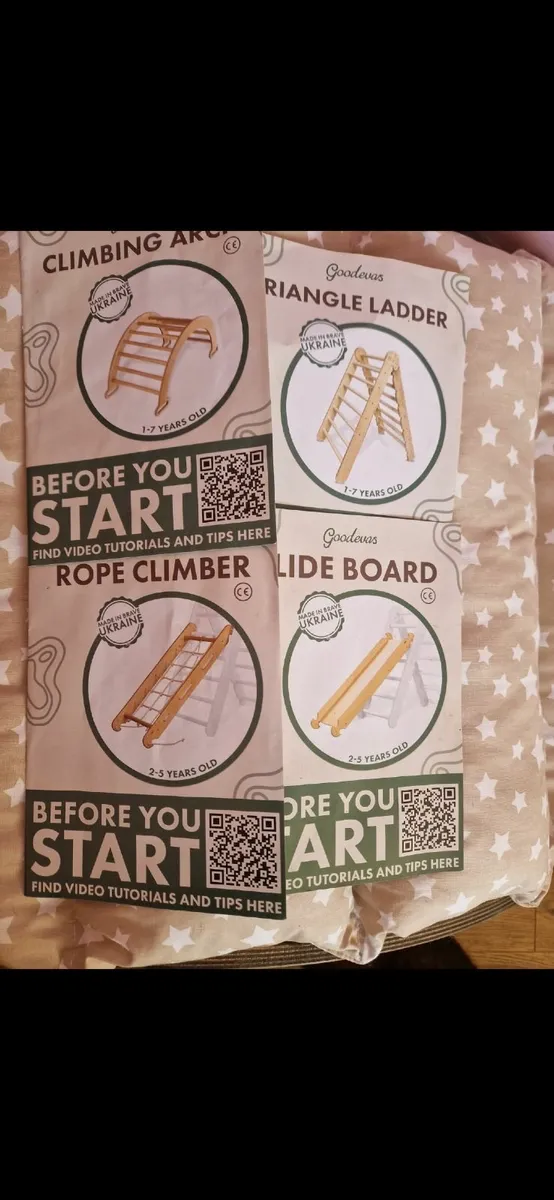 Montessori 5 in 1 Climbing Arch + Triangle Set - Image 4