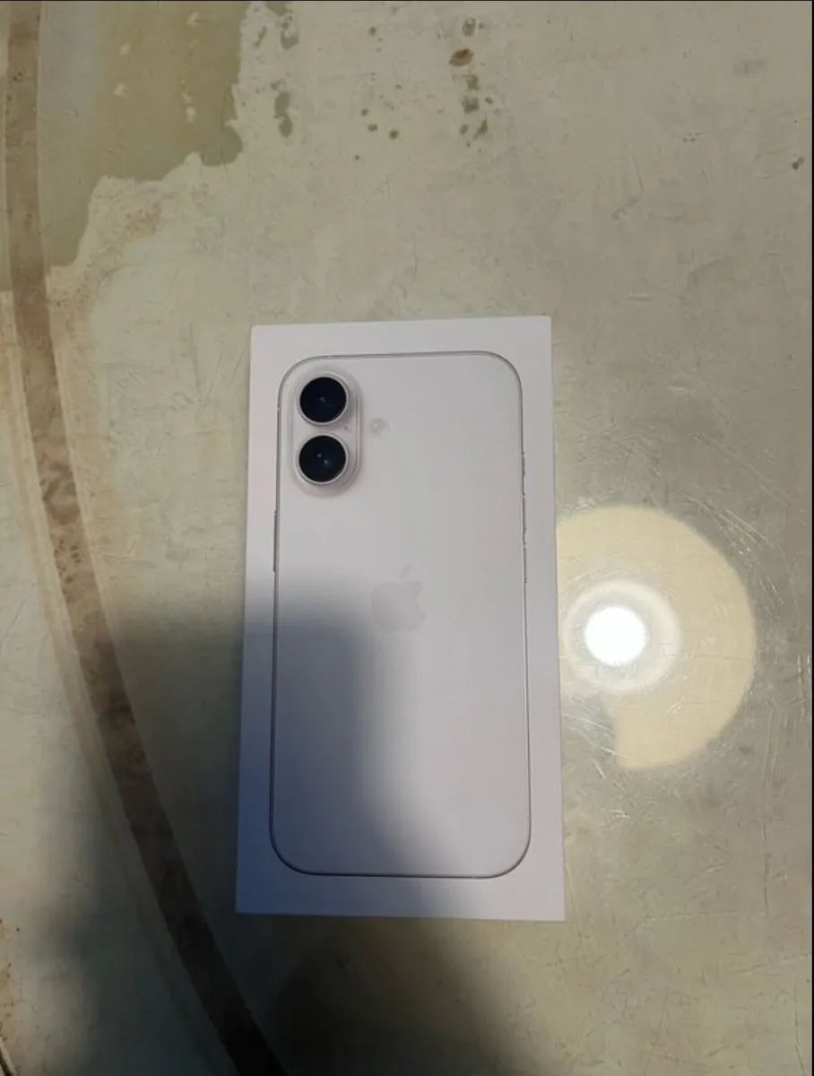 iPhone 16, Brand new in box, 128gb, White. - Image 1
