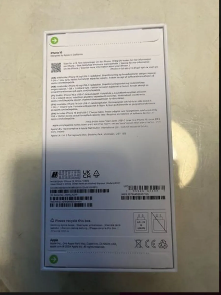 iPhone 16, Brand new in box, 128gb, White. - Image 3
