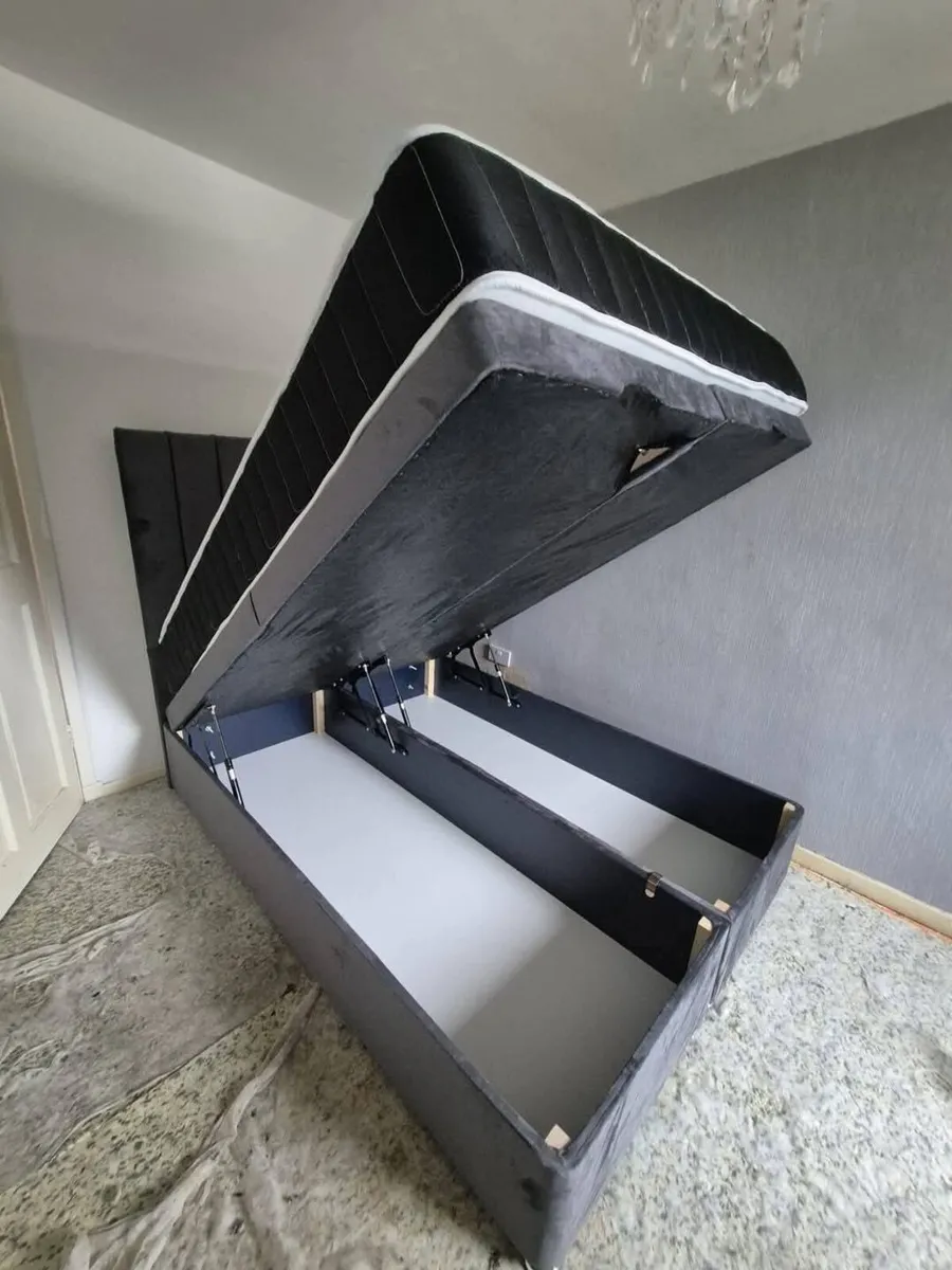 Divan Ottoman Base Bed With Mattress - Image 2