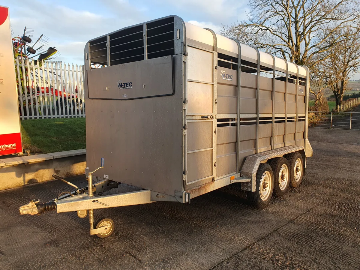 2024 M-Tec 14' Livestock Trailer - Image 2