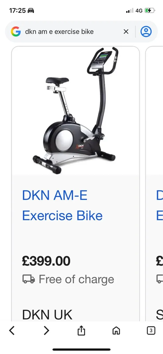 Electric Exercise bike DKN excellent condition - Image 3