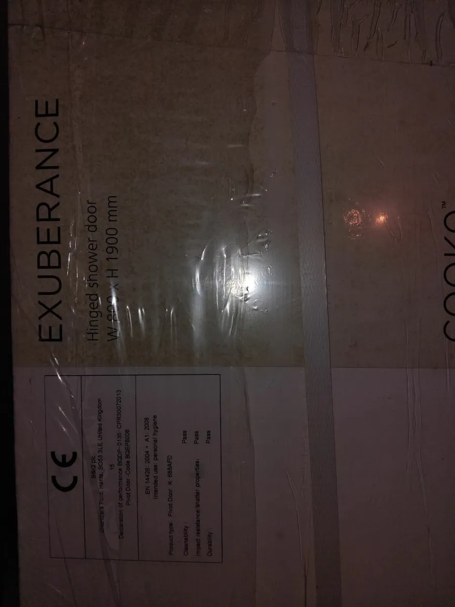 Brand New Chrome Shower Door - Image 3