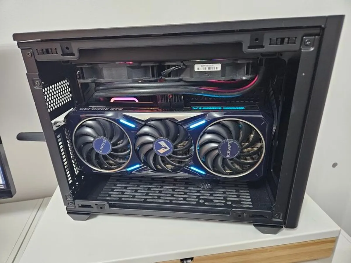 Gaming pc, miniITX Full SETUP - AMD Ryzen 7800X3D, 32GB ddr5, Nvidia RTX 4070 12GB, 2tb nvme ssd, 4k Monitor - Image 4