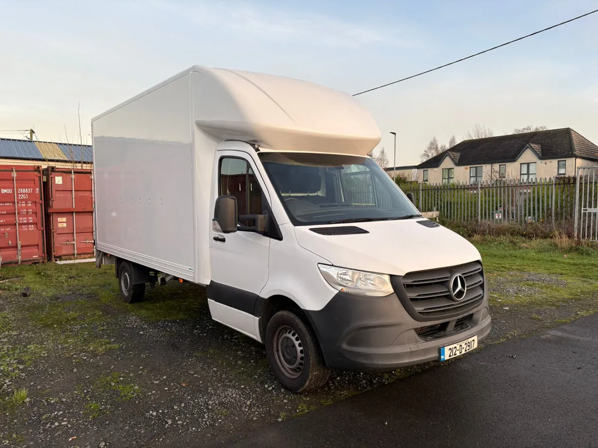 2021 Mercedes Sprinter with Luton With Tail Lift - Image 1
