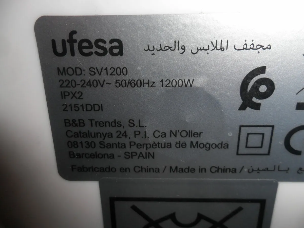 Ufesa SV1200 Automatic Shirt Iron - Image 4