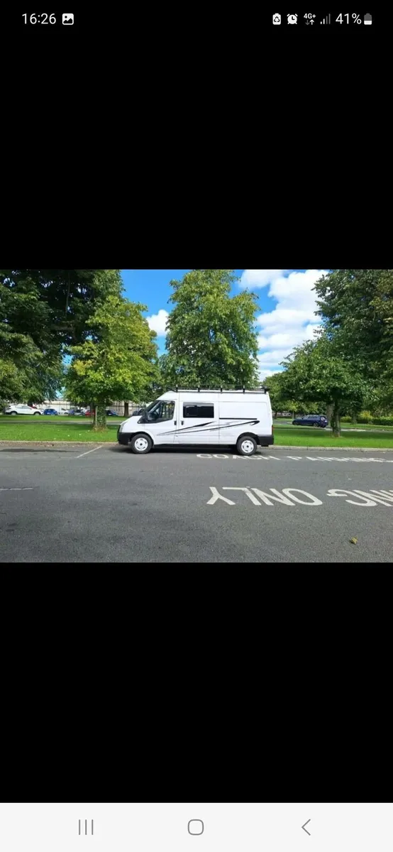 Ford Transit LWB CVRT Camper on logbook - Image 3