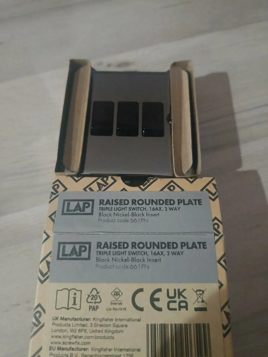 LAP Black Nickel sockets - Image 2