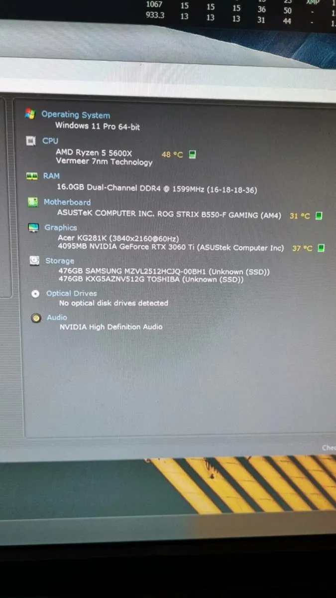 Gaming Pc Full Set! Ryzen 5, Rtx3060ti, 16gb Ram, - Image 4