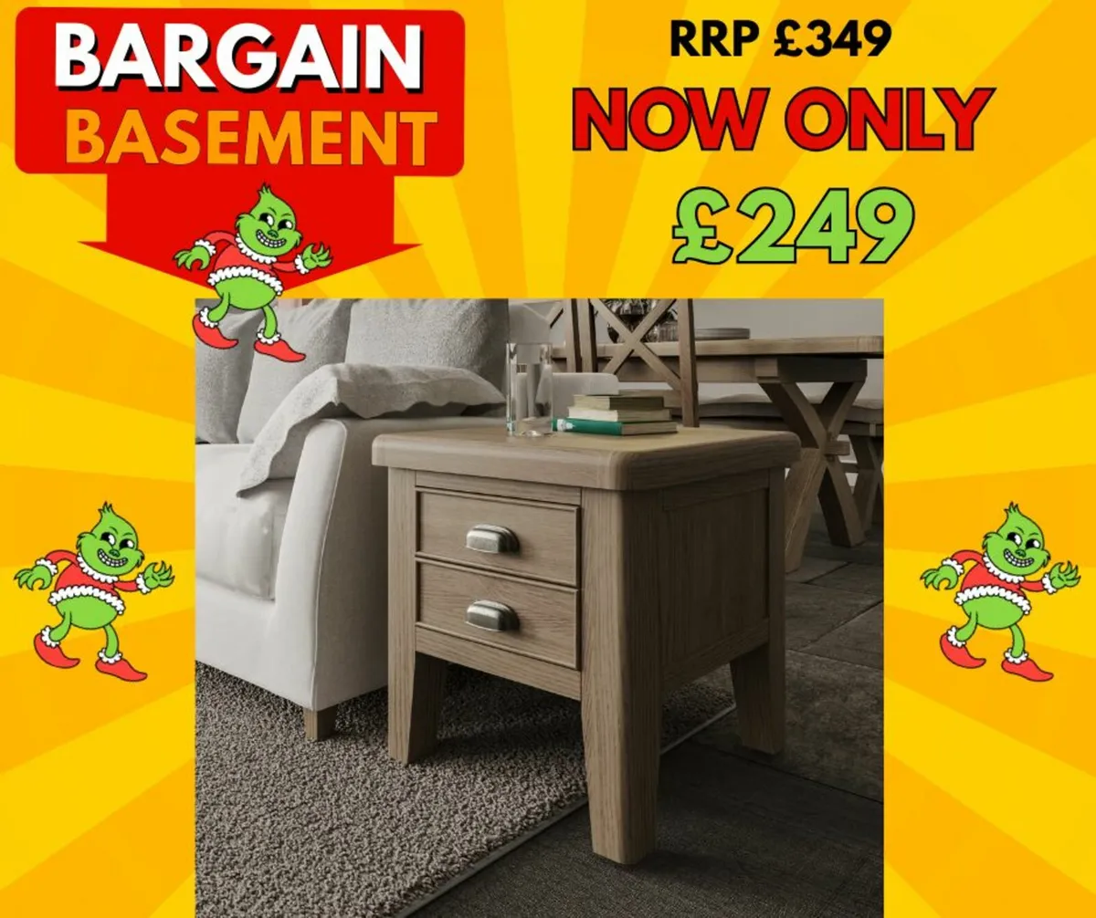 White/Oak Wardrobe and Bedside - Image 4