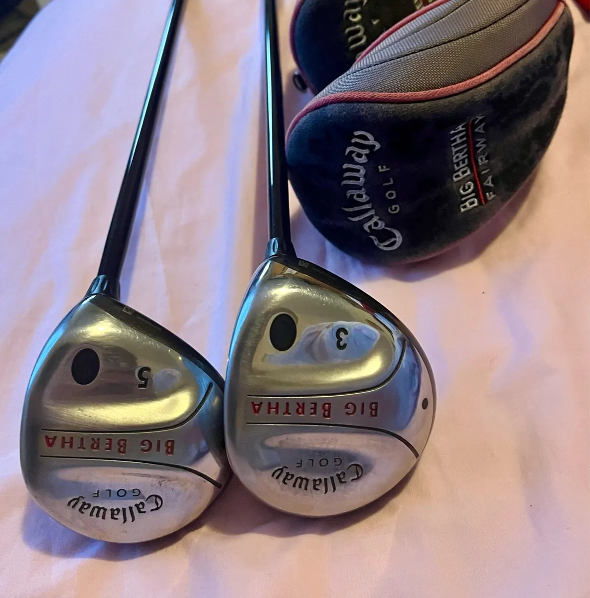 Callaway Big Bertha 3 and 5 Wood - Image 1