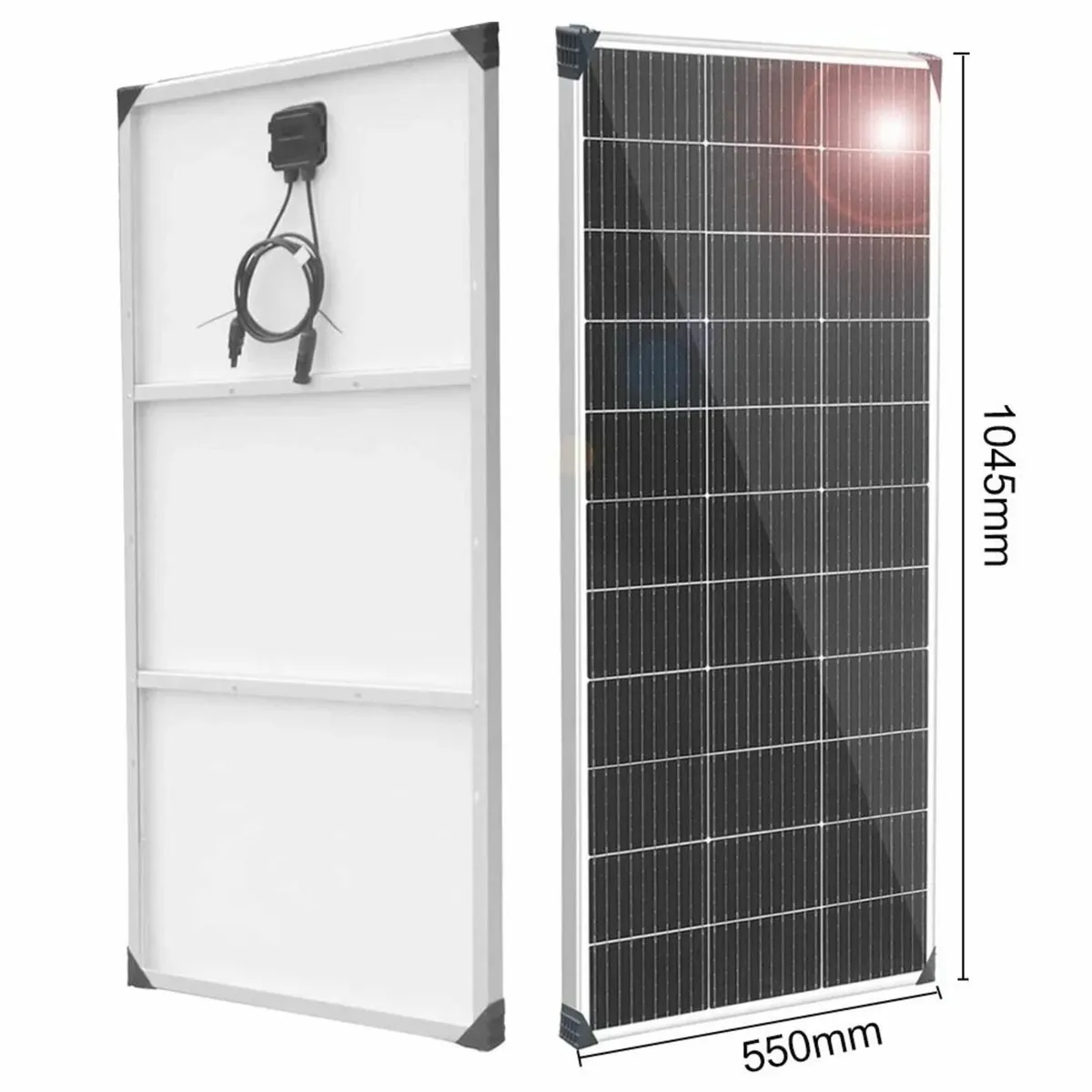 Solar Panel Kit 12V 400W 2×200W Aluminum Modules - Image 4
