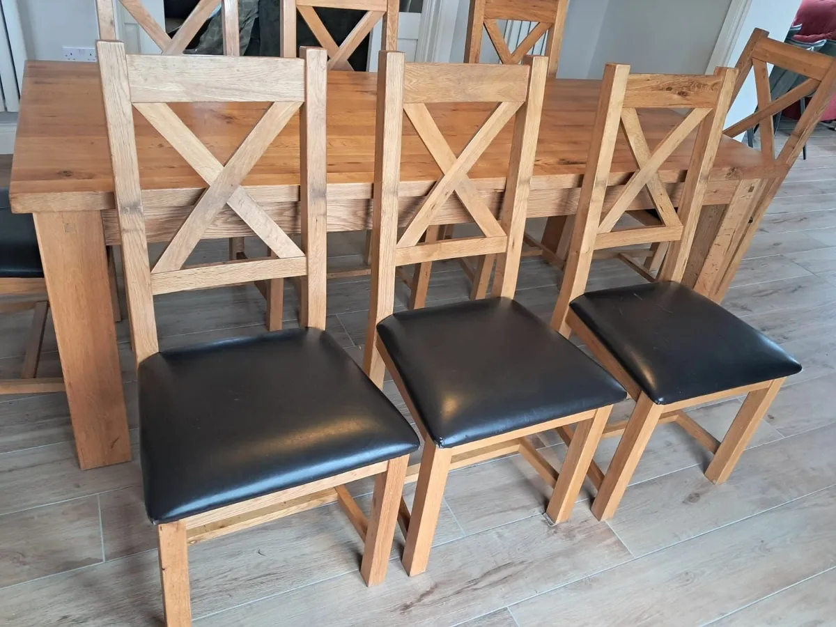 Oak chairs - Image 1