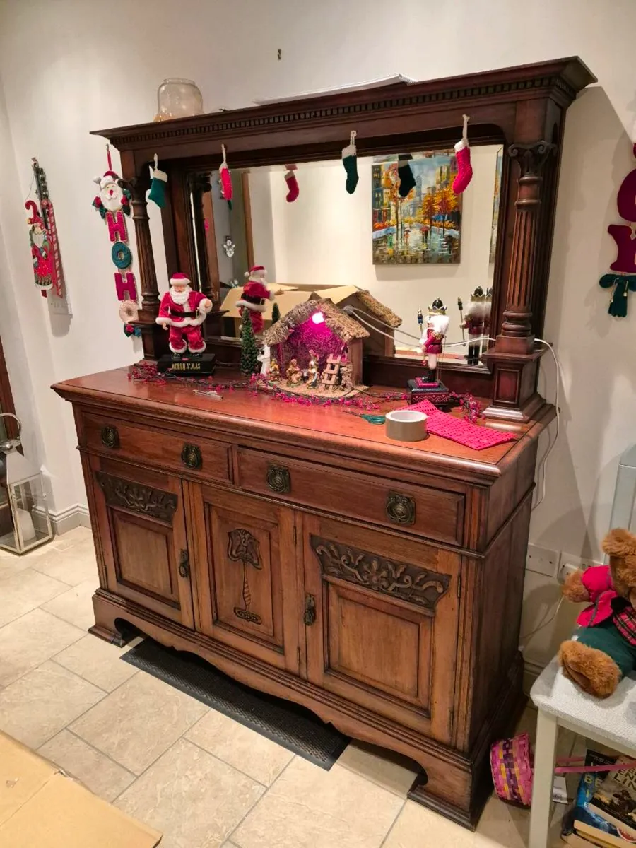 Antique mahogany sideboard - Image 1