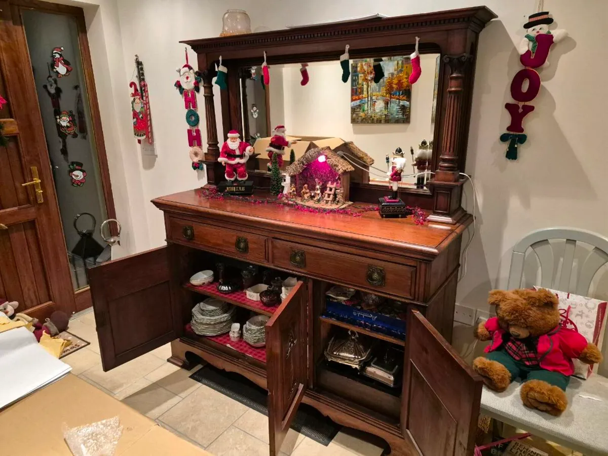Antique mahogany sideboard - Image 2