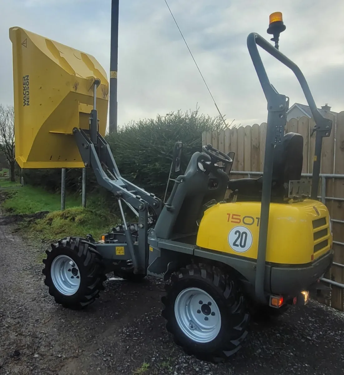 2023 Wacker Neuson 1501 1.5T HiTip Dumper - Image 3