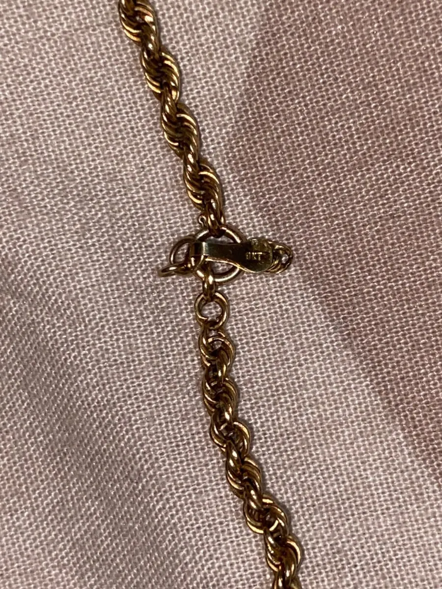 9ct rope necklace - Image 4