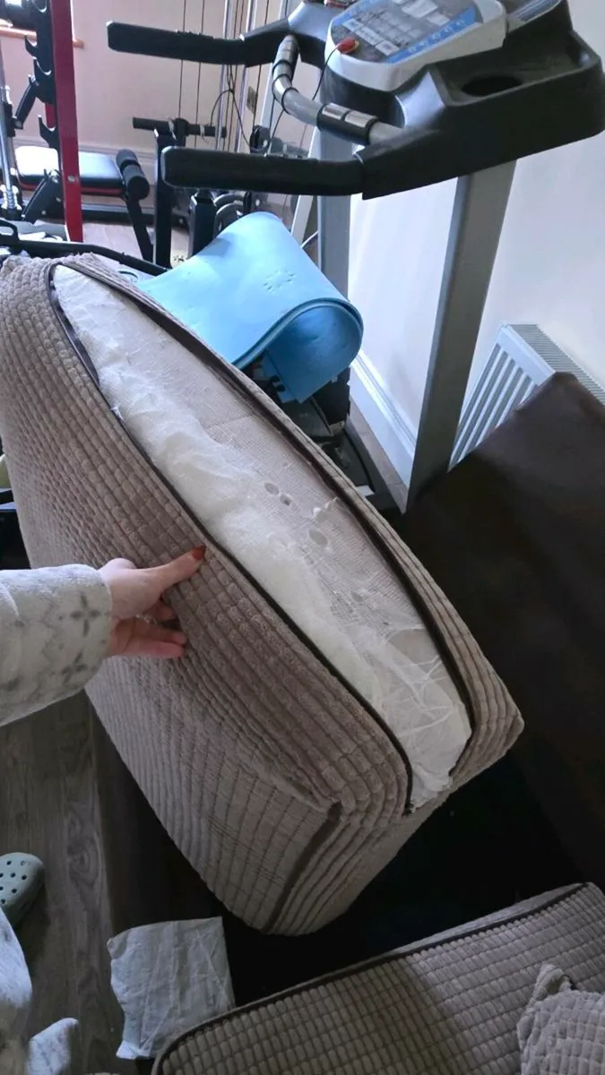 Brown corner sofa - Image 4