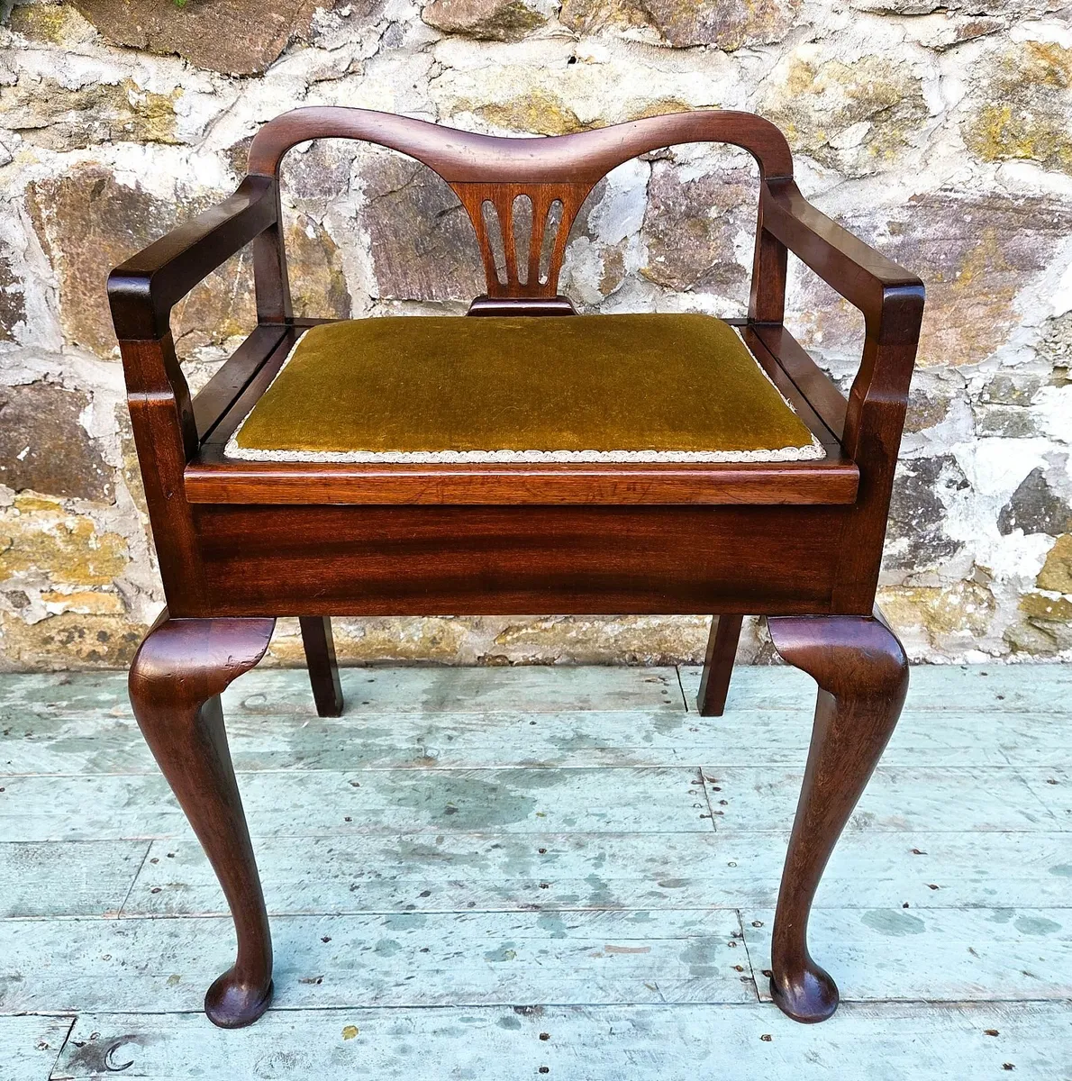 Edwardian Piano Stool- Circa 1910 - Image 4