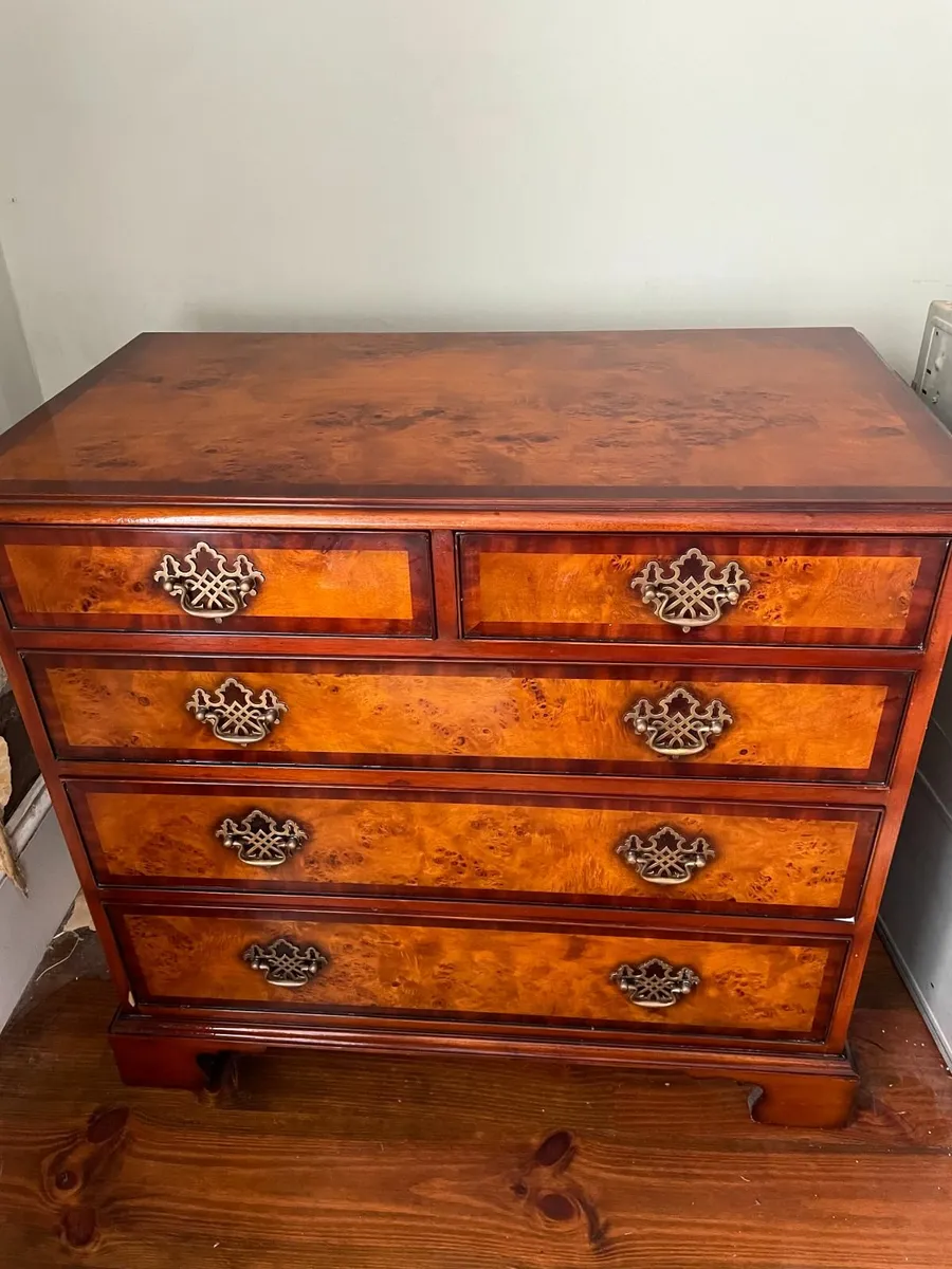 Vintage Georgian-Style Chest of Drawers - Image 2