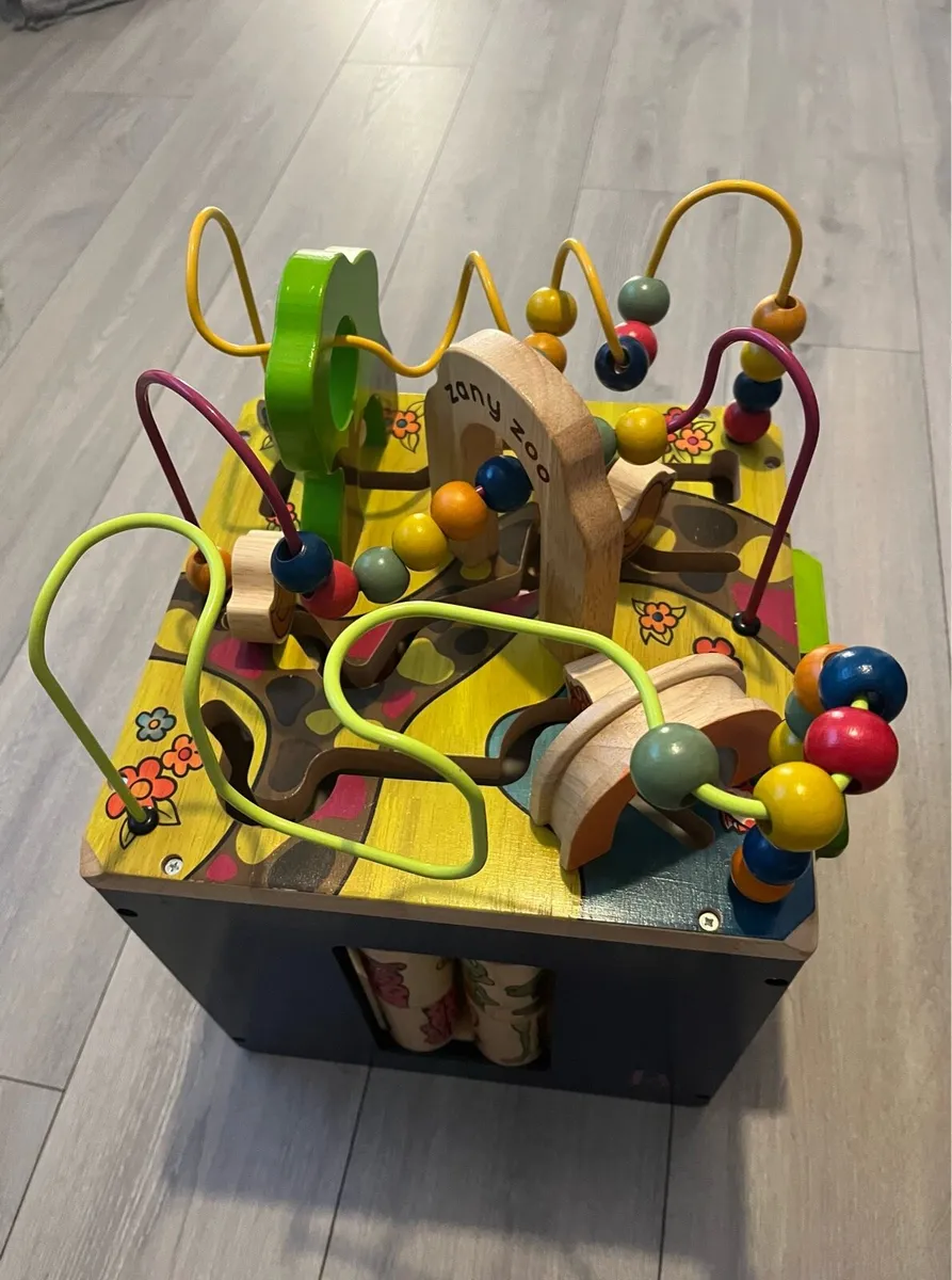 Zany Zoo kids wooden activity centre - Image 3