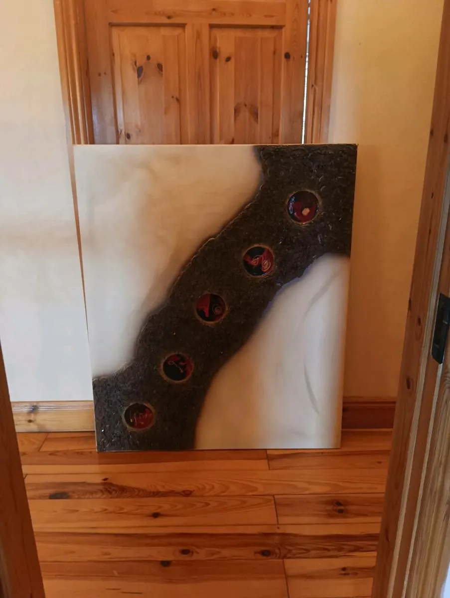 Beautiful large canvas picture, very unusual - Image 1