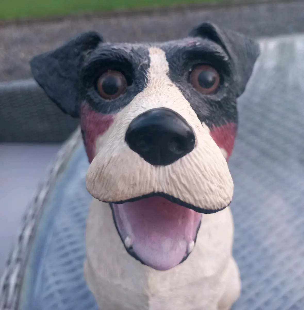 Large Jack Russell resin figure, heavy, post 10e - Image 3