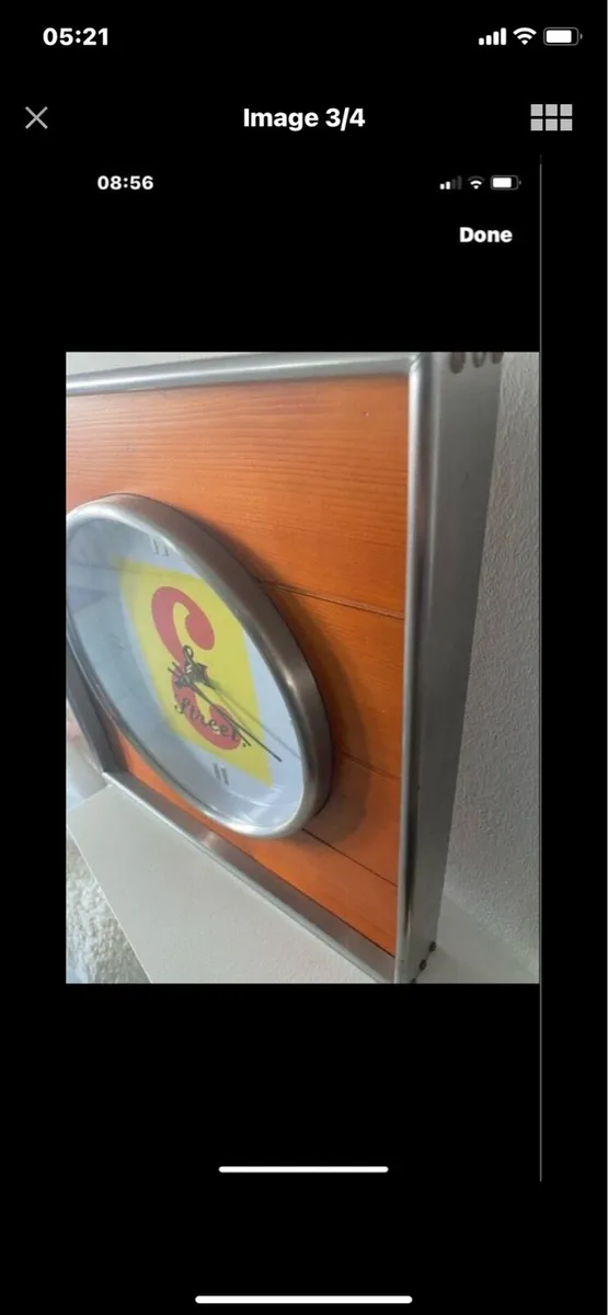 Rare J& B bar Clock - Image 3