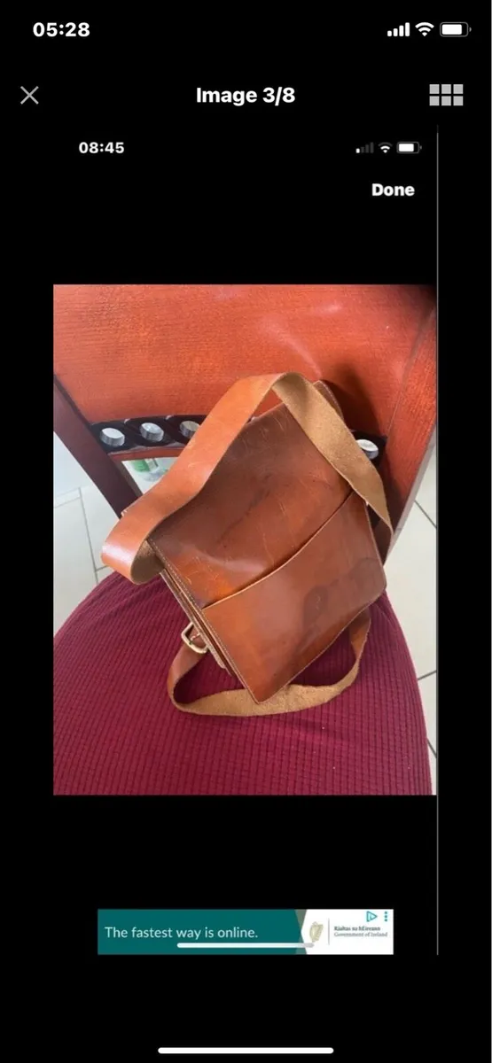 Leather Shoulder Bag - Image 3