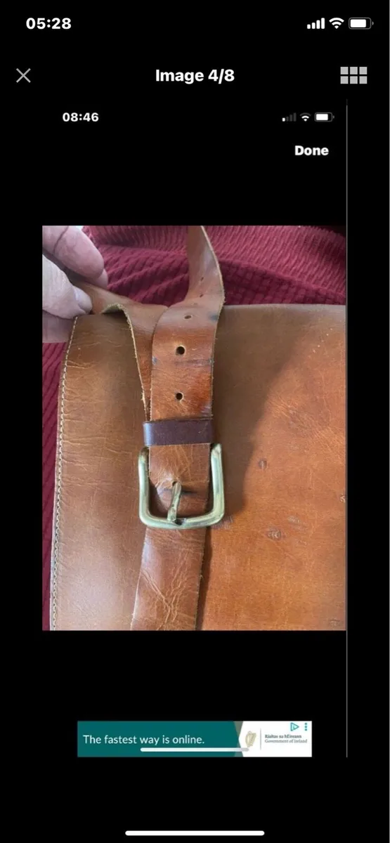 Leather Shoulder Bag - Image 4