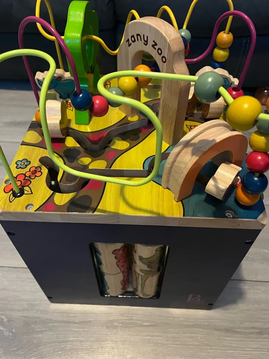 Zany Zoo kids wooden activity centre - Image 2