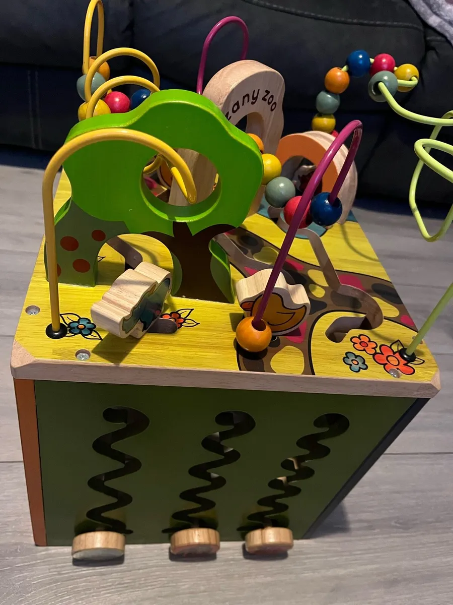 Zany Zoo kids wooden activity centre - Image 1
