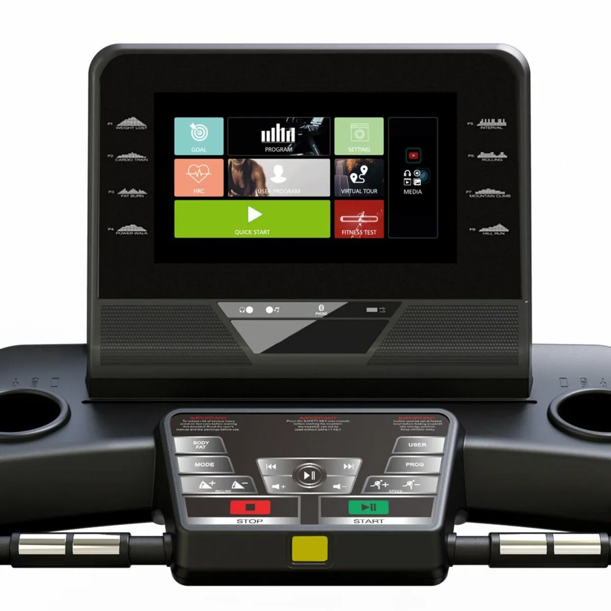 BH Fitness: RS900 Multimedia Treadmill - Image 4