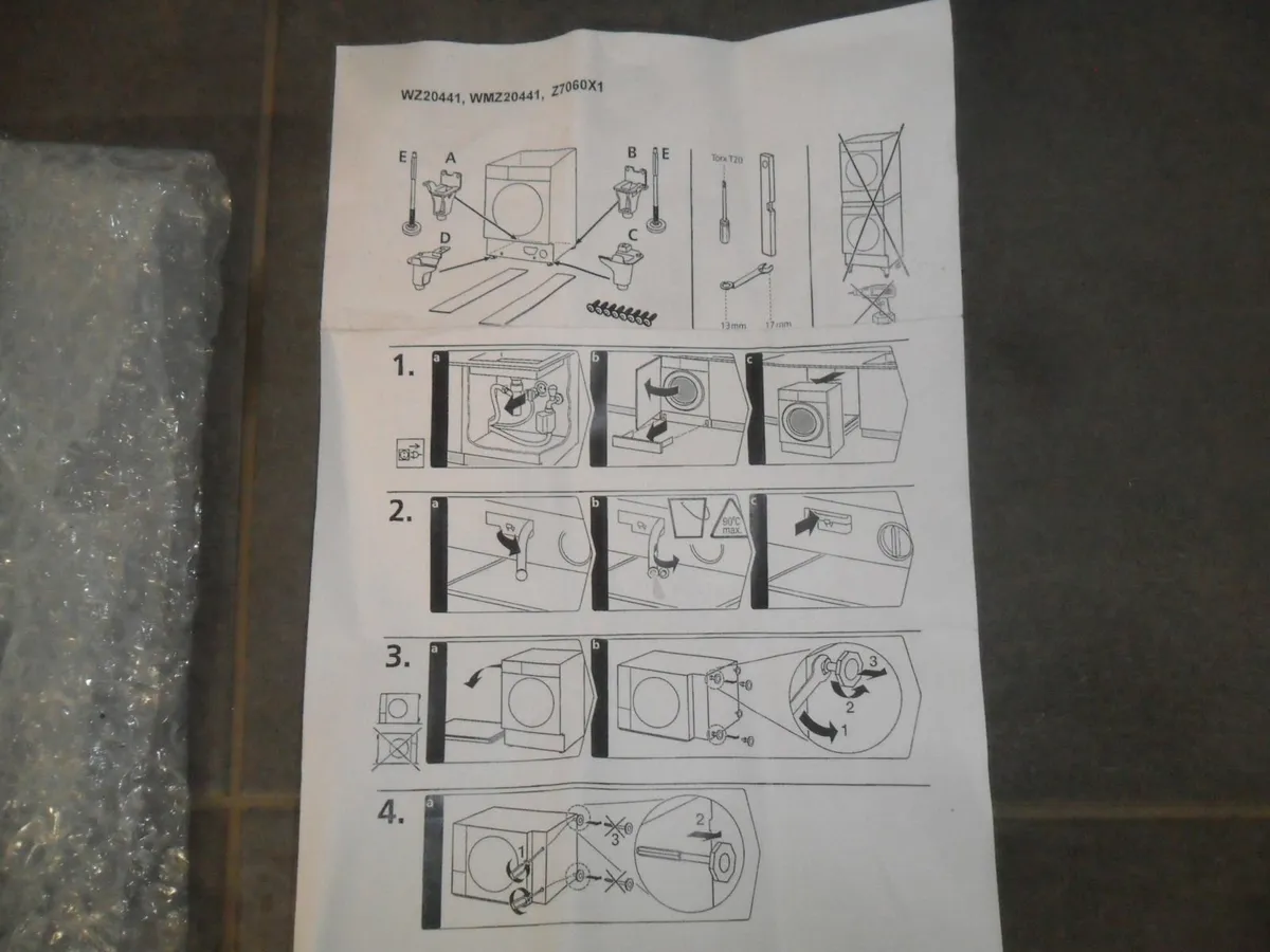 washing machines Height-adjustable feet - Image 2