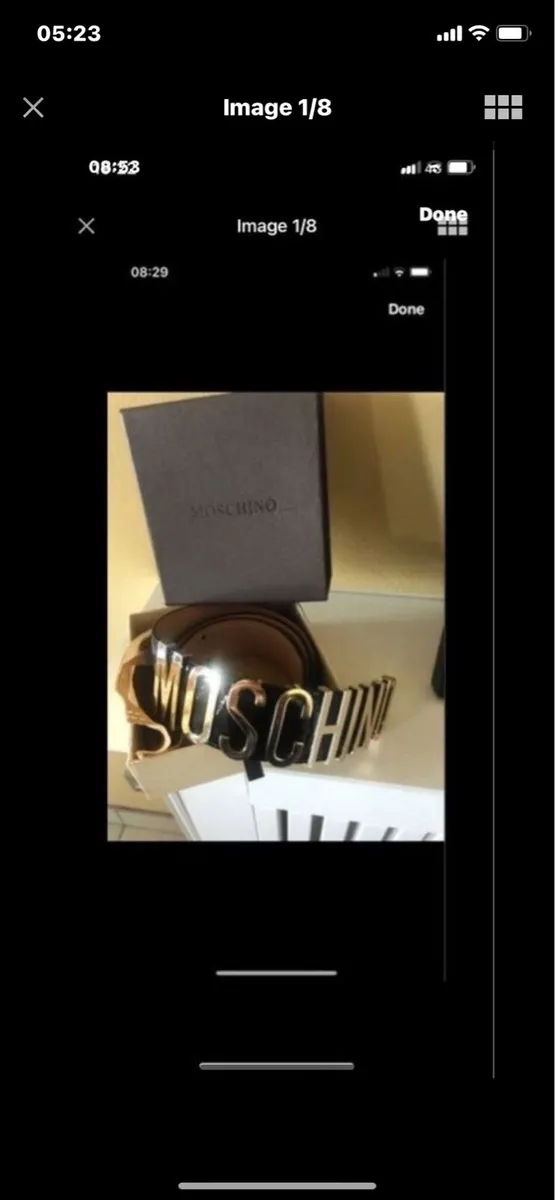 Moschino Leather Belt - Image 1