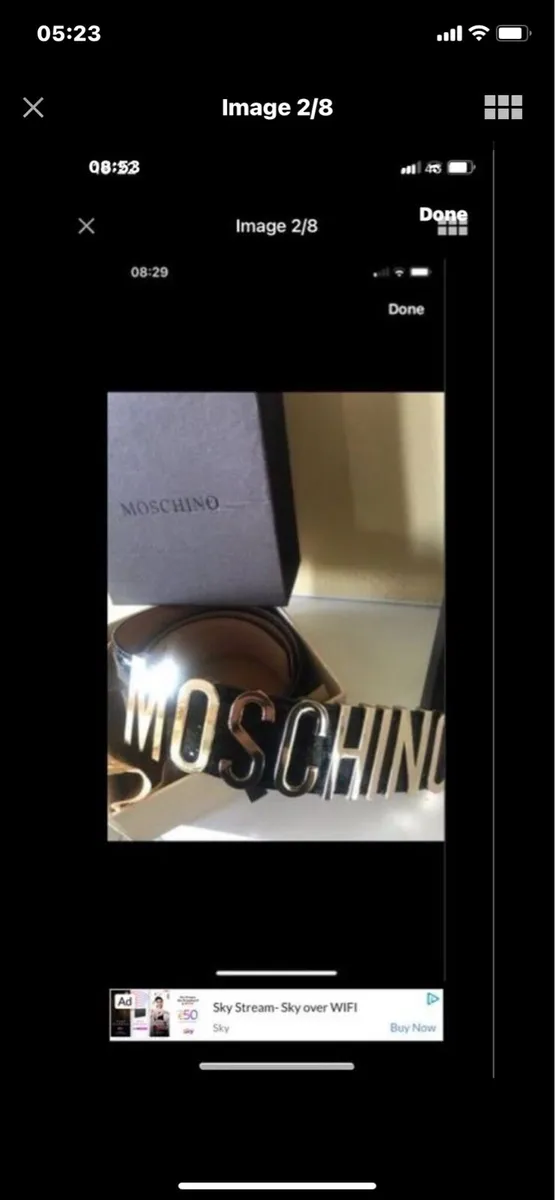 Moschino Leather Belt - Image 2