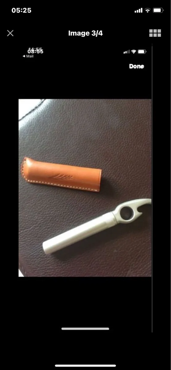 Corkscrew & Bottle Opener in Leather Case - Image 3