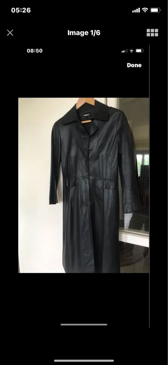 Ladies Leather Coat - Image 1