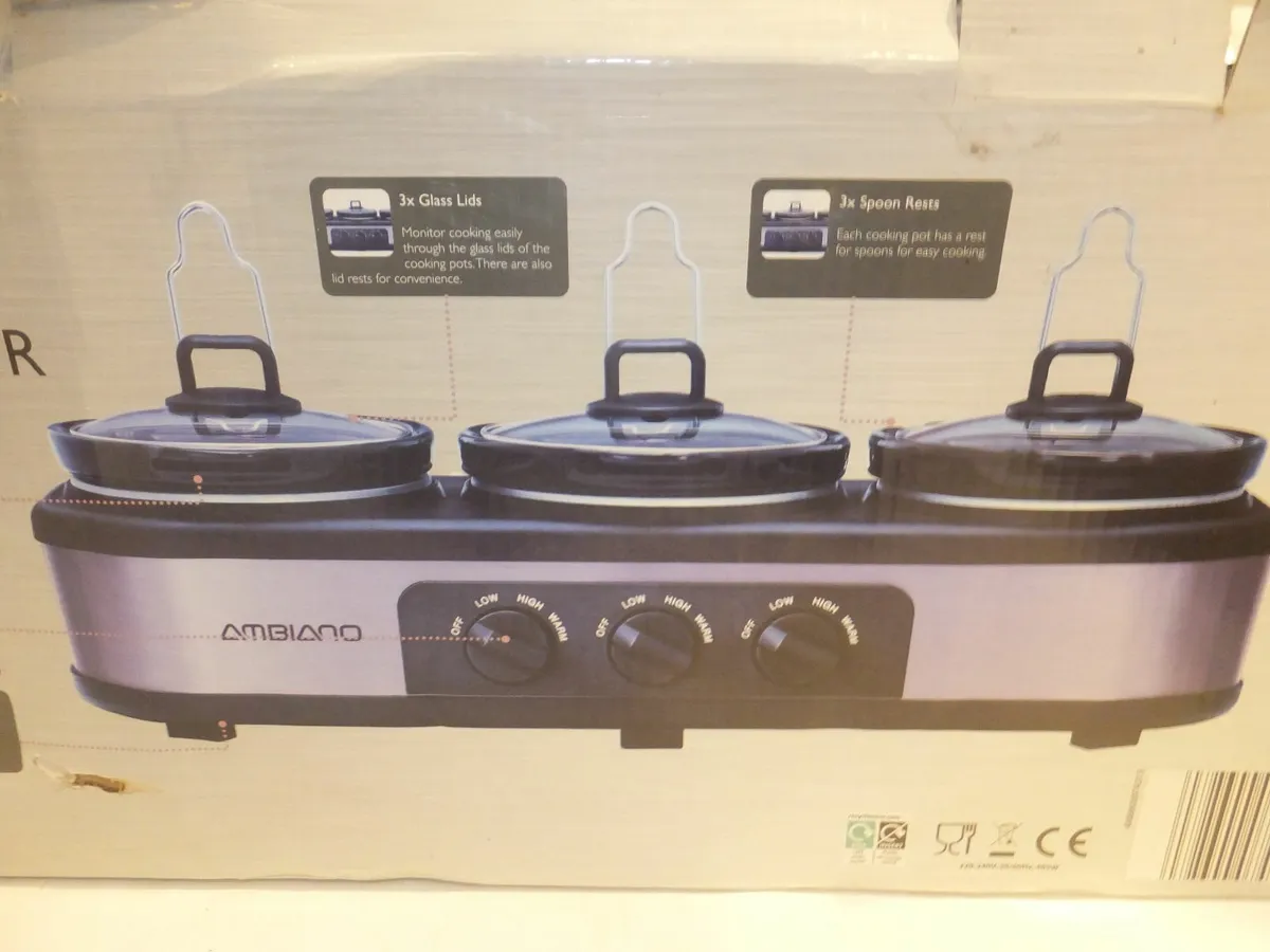 Ambiano Triple Slow Cooker - Image 1