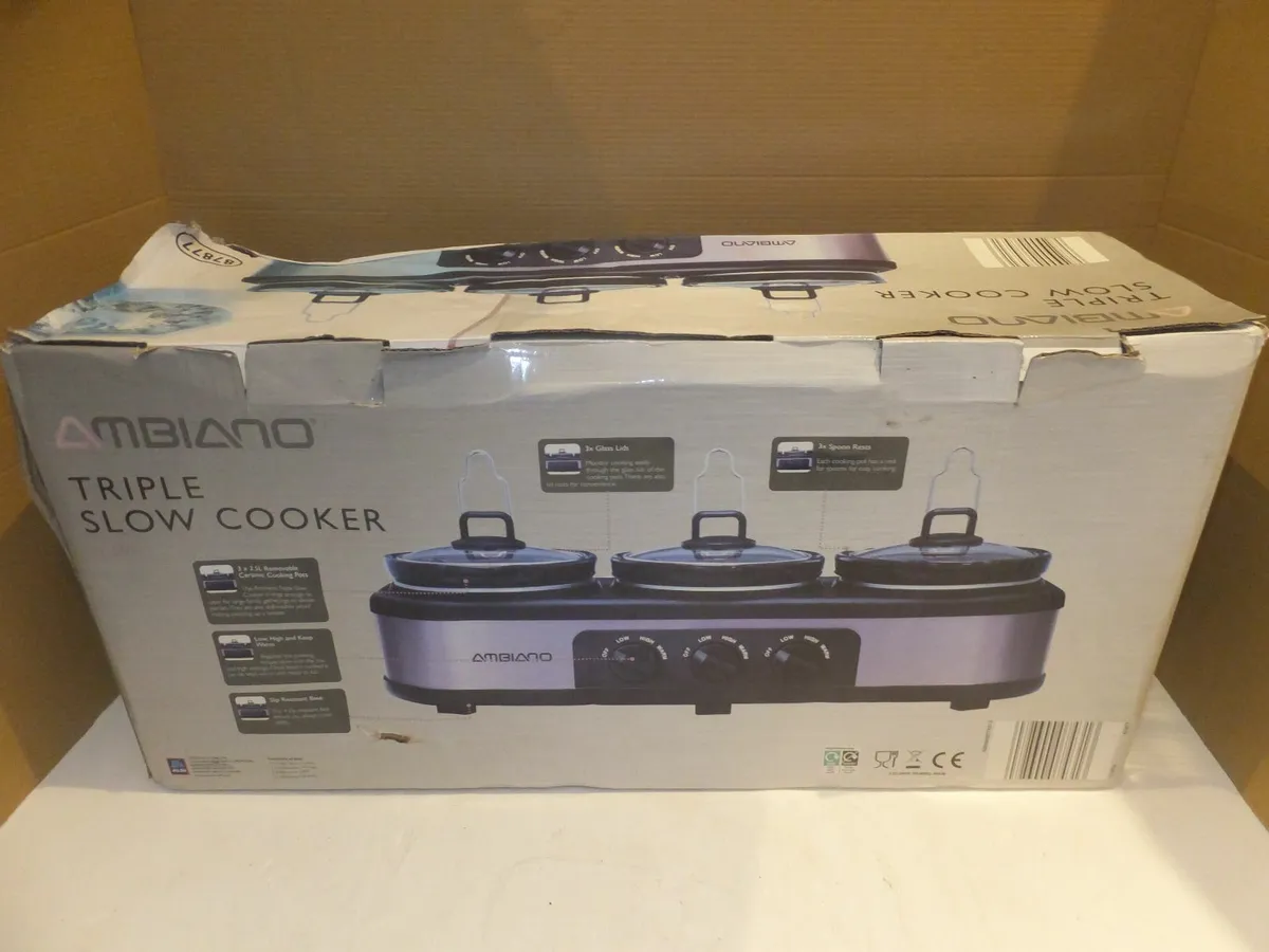 Ambiano Triple Slow Cooker - Image 3